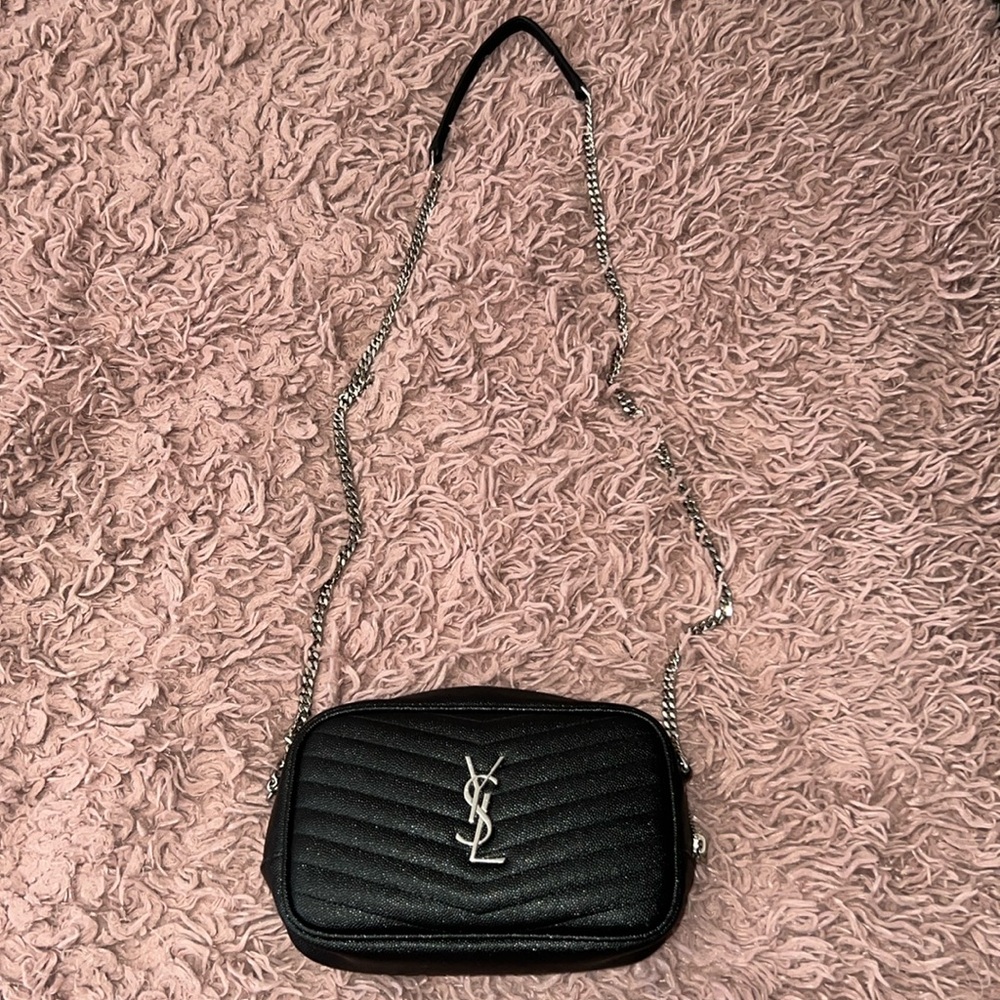 Saint Laurent Lou shoulder bag matelasse mini